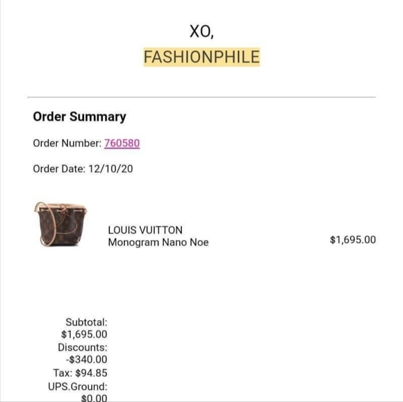 Louis Vuitton Monogram Nano Noe - Picture 9 of 9